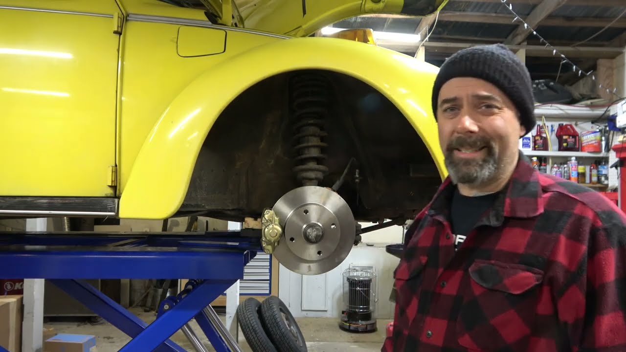 Модернизация дисковых тормозов для VW Super Beetle! Пусть ваш Beetle тормозит как современный авт...