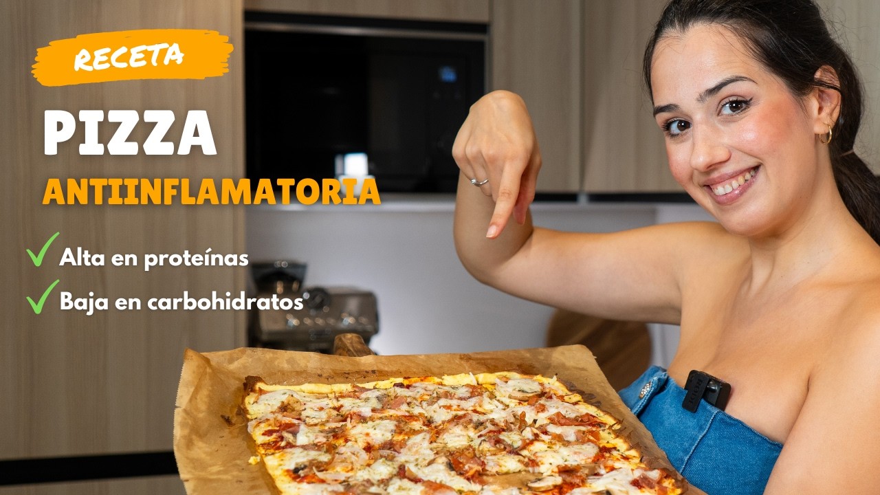 ✅ Pizza ANTIINFLAMATORIA sin harina y FÁCIL de preparar