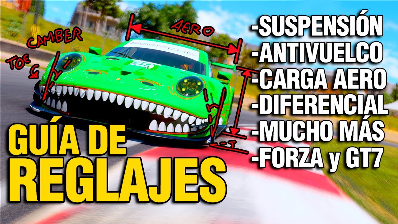 APRENDE a TUNEAR en FORZA o GRAN TURISMO | Guía de REGLAJES / SETUPS