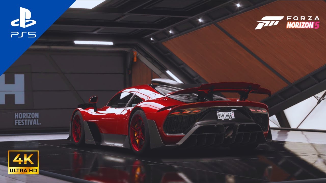 Forza Horizon 5 PS5 4K 60FPS Gameplay Mercedes AMG One