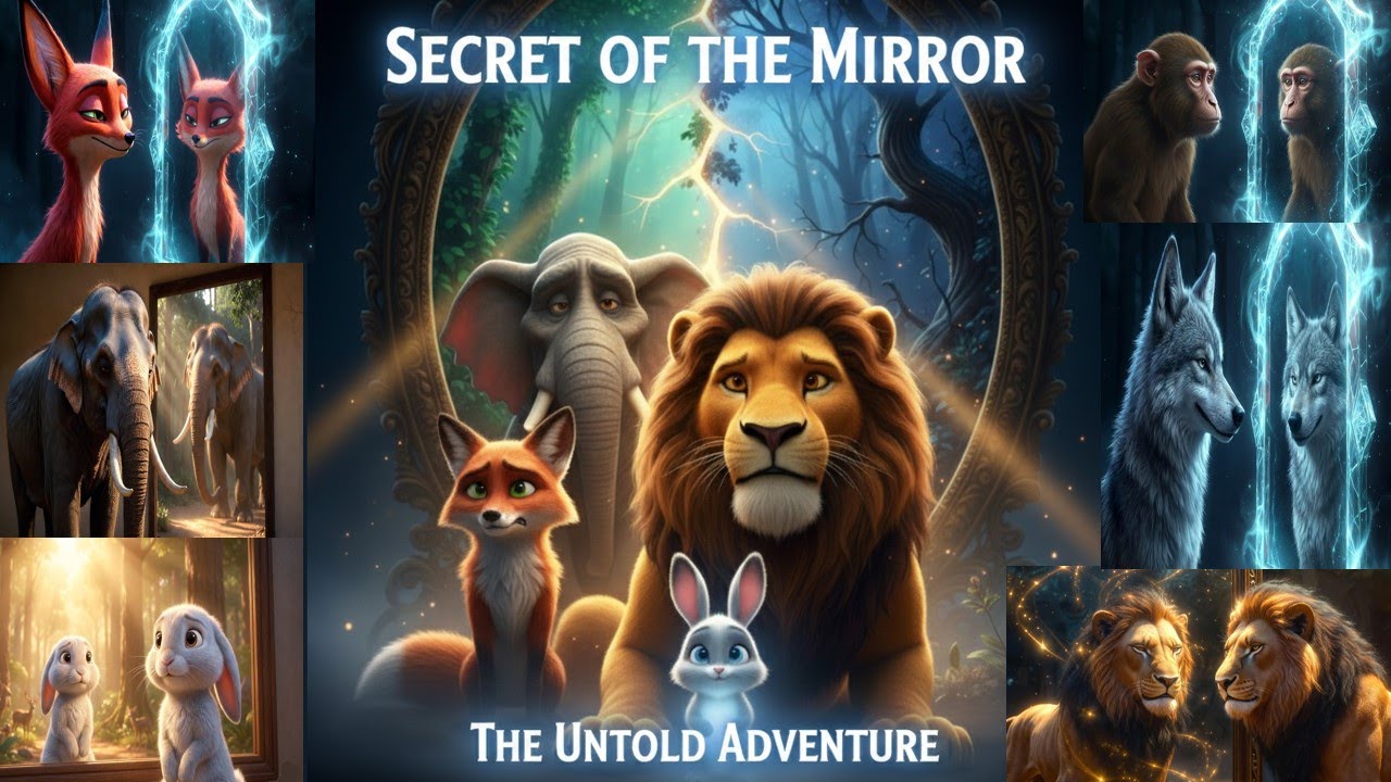 Secret Of The Mirror | Jungle Ka Aaina | Emotional Animal Story in Hindi | Moral Story In Hindi