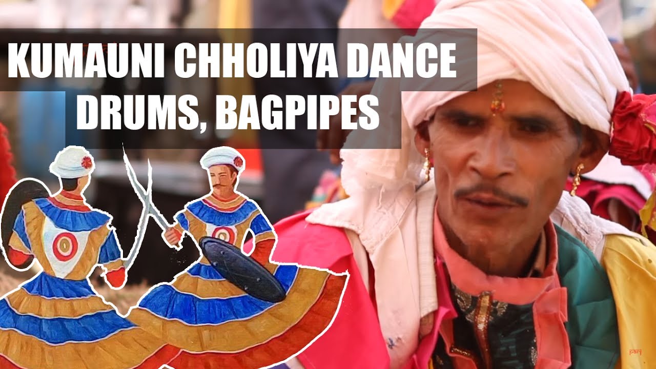 Kumauni Chholiya Dance | Drums, Bagpipes and Choliya Dance | Rangilo Uttarakhand | रंगीलो उत्तराखण्ड