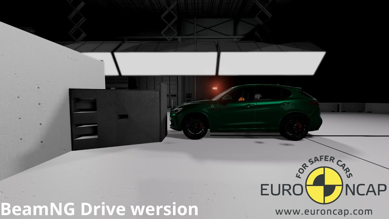 Crash Test Alfa Romeo Stelvio BeamNG Drive. [No Official Euro NCAP