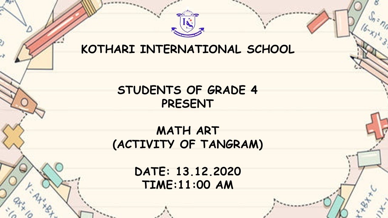 MATH ART - TANGRAM
