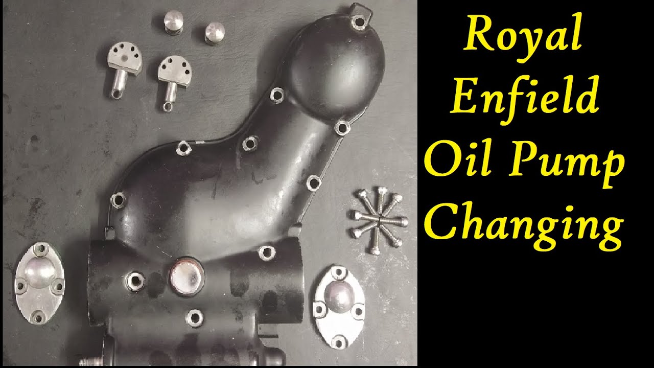 Royal Enfield Oil pump changing
