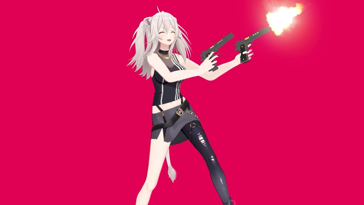 Ievan Polkka but Shishiro Botan loves Guns【MMD Hololive】