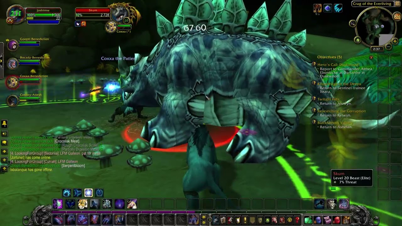 World of Warcraft: Doing The Wailing Caverns dungeon