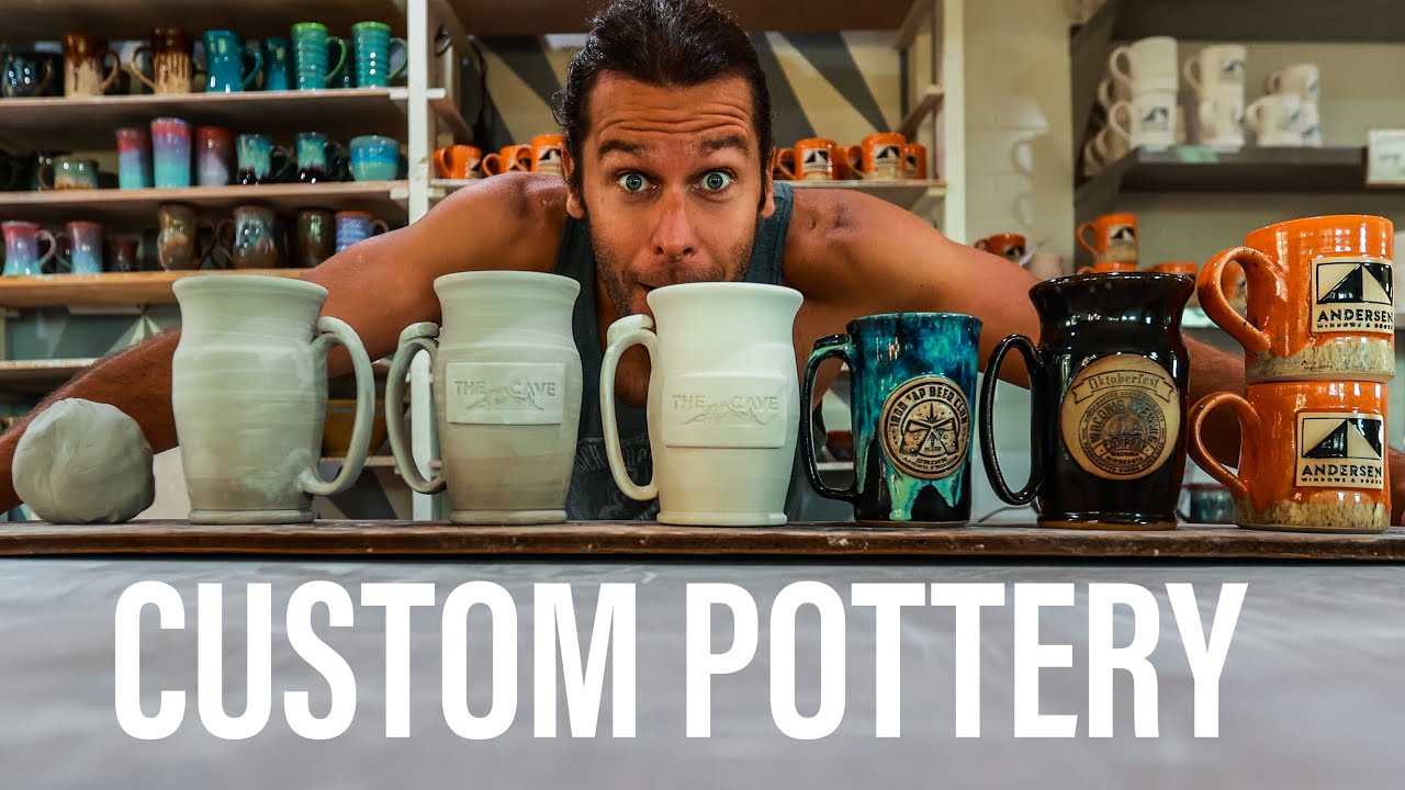 How to Make Custom Logo Pottery - Beer Steins