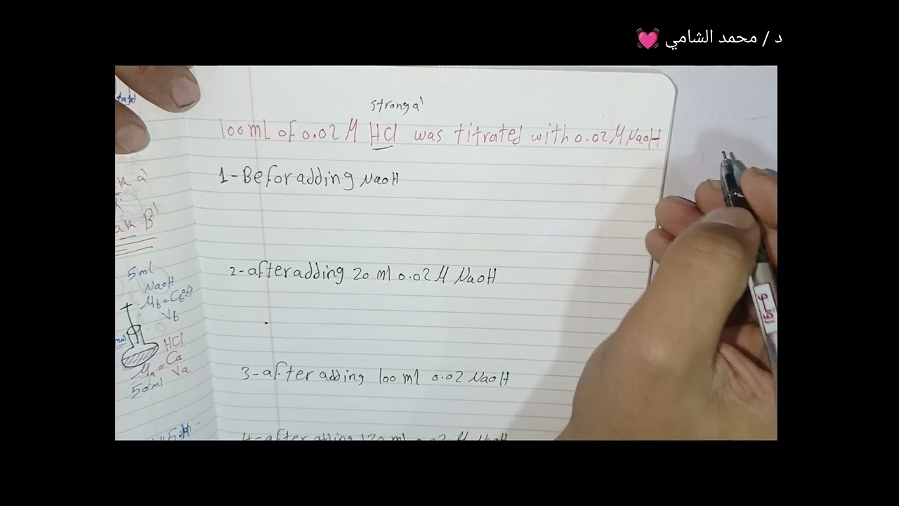 شرح Neutralization Titration curves (strong   acid and strong base) analytical chemistry 1 🧪⚗️