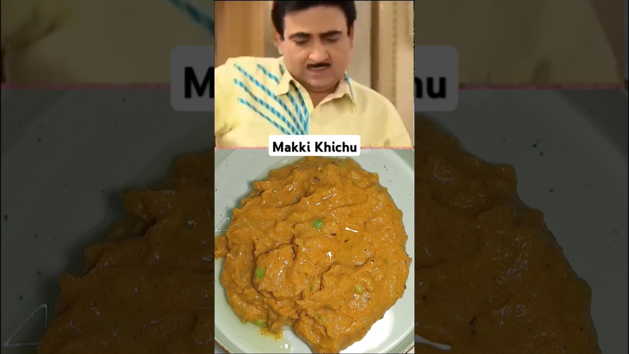 Jethalal 's Favourite Gujarati Khichu Recipe | Makki Khichu Recipe #khichu #jethalal #tarakmehta