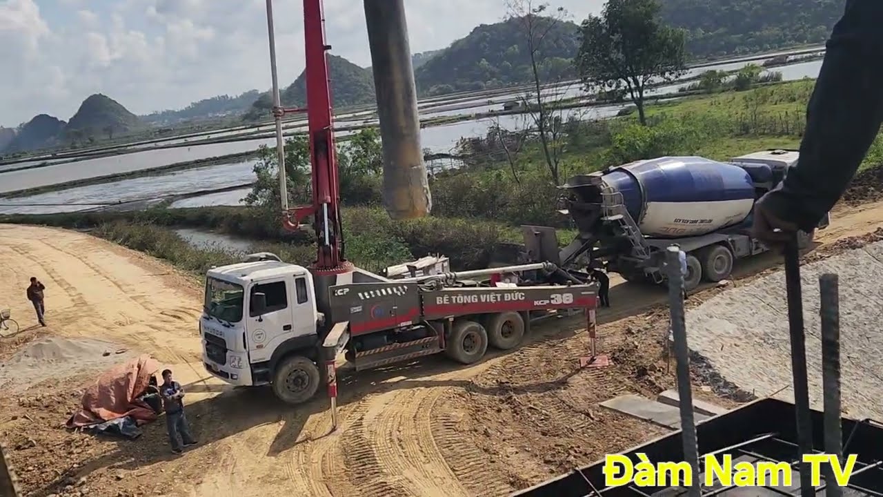 KẾT CẤU THÉP SÀN GIÀN VAN VÀ BƠM BÊ TÔNG 