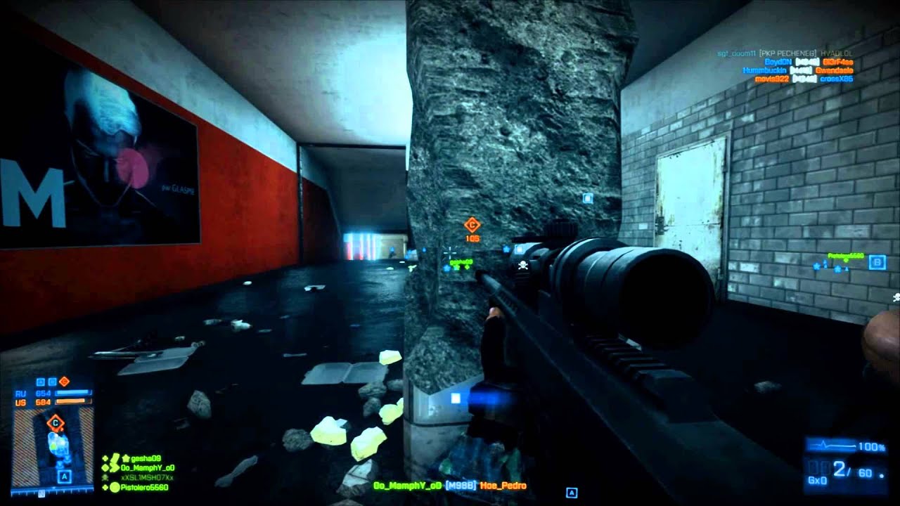 Battlefield 3 Sniper Kill | Sniper Frag Video PART 2