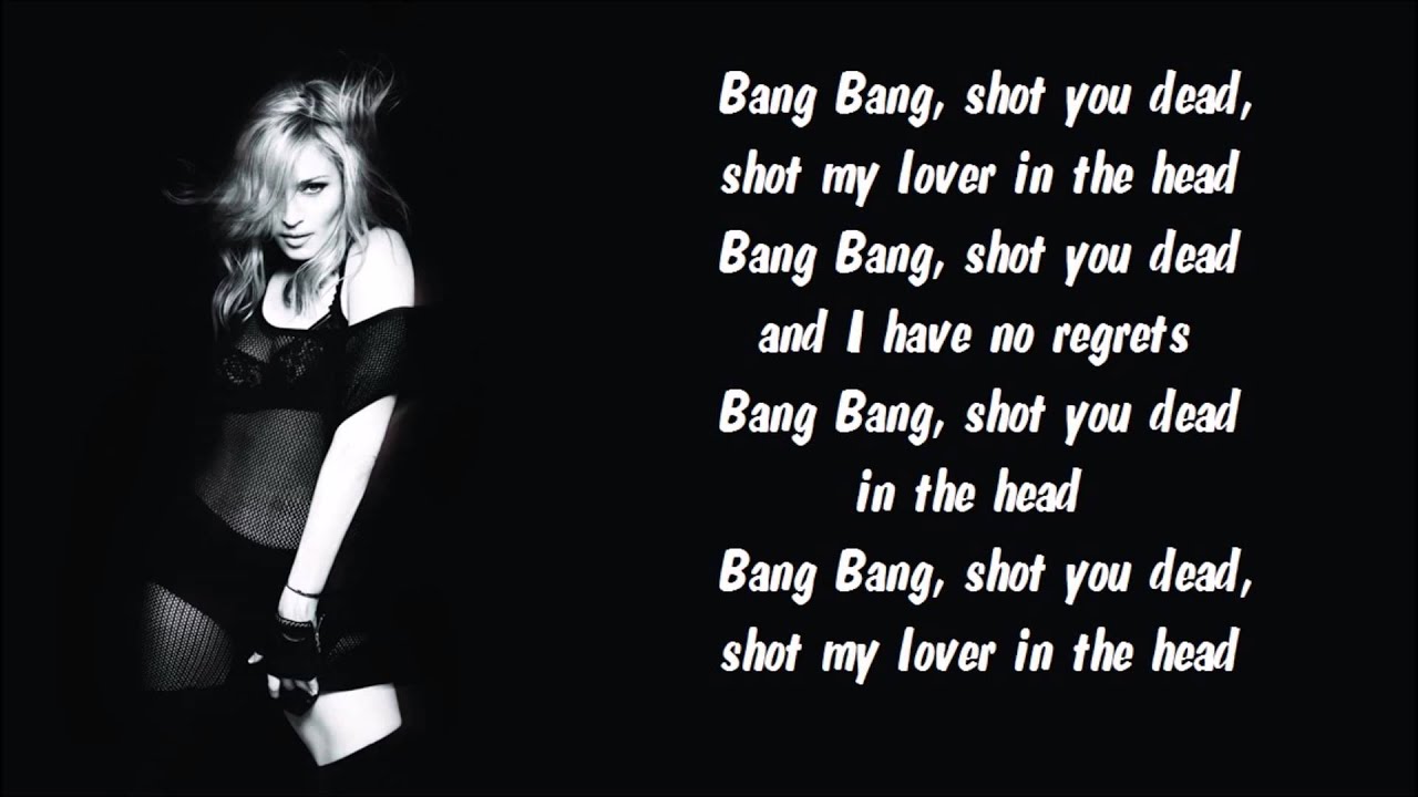 Madonna - Gang Bang Karaoke / Instrumental with lyrics on screen