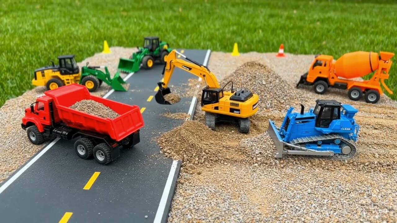 RC Construction DISASTER! Can the Machines Clear This MUD SLIDE?