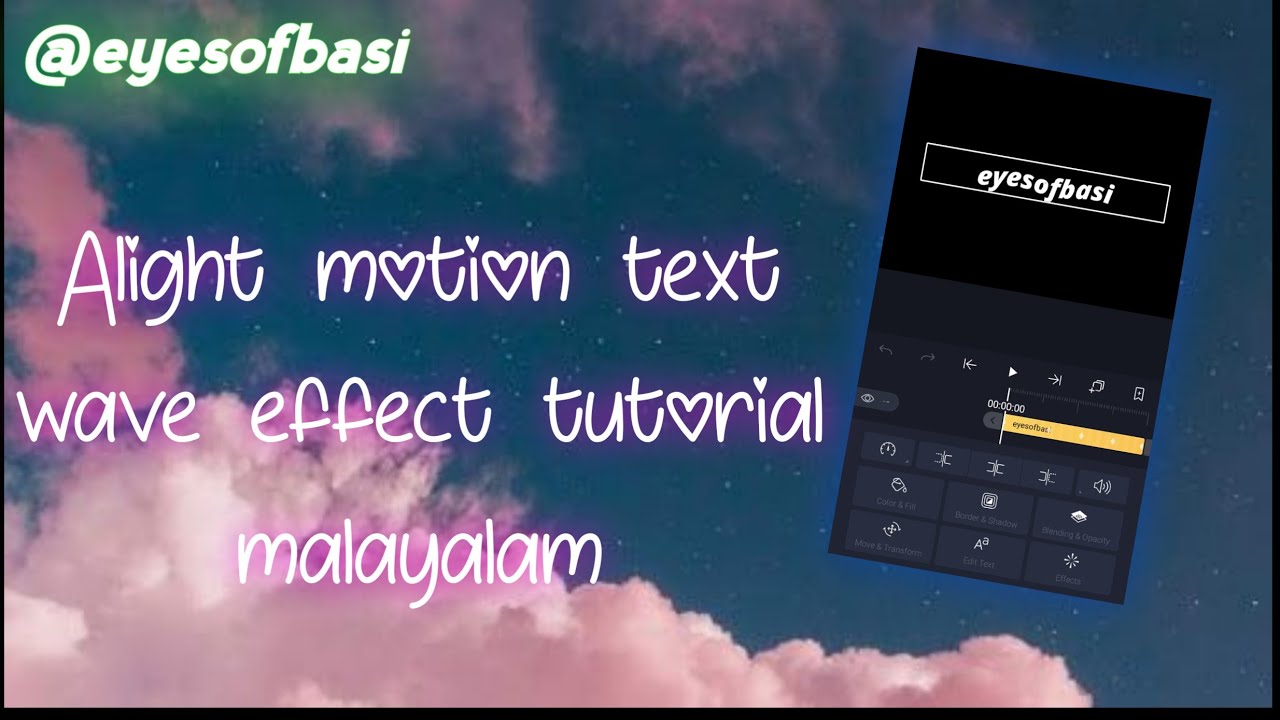 Text wave Tutorial | Alight Motion | Wave Warp | Malayalam