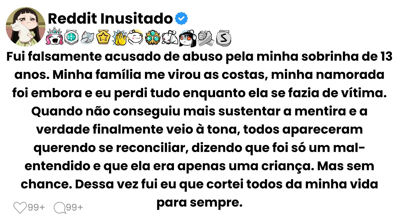 Fui falsamente acusado de abuso pela minha sobrinha de 13 anos. Minha fam&iacute;lia me virou as costas...