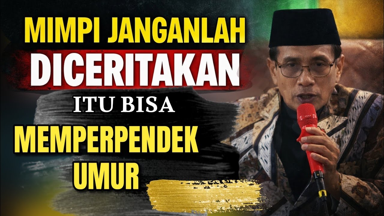 KH. MUKHLASON ROSYID💥MIMPI JANGAN DICERITAKAN ITU BISA MEMPERPENDEK UMUR APA ITU BENAR