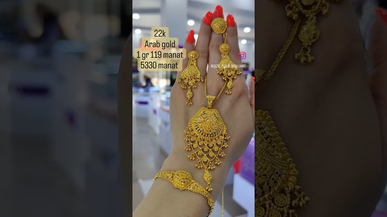 Ərəb qızılı 22k #qizil 055-222-90-24