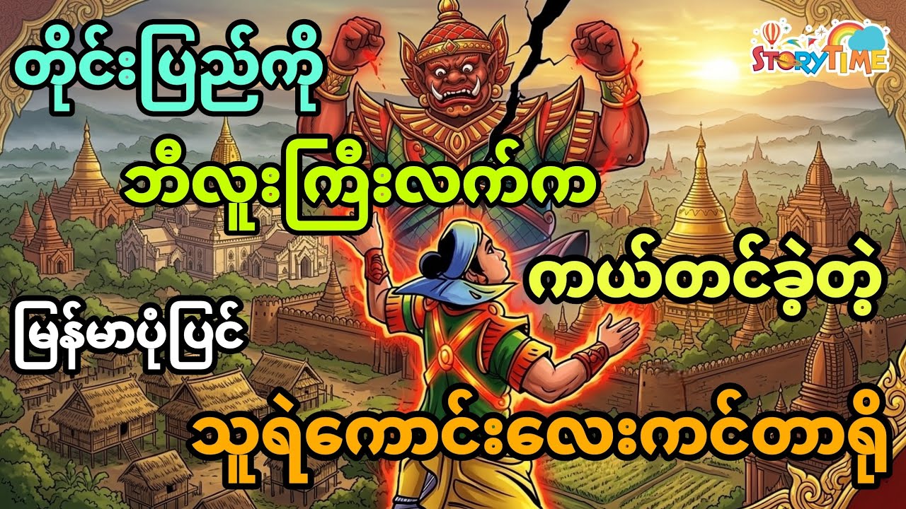 တိုင်းပြည်ကိုဘီလူးကြီးလက်ထဲကကယ်တင်ခဲ့တဲ့ ခွန်အားကြီးမားလွန်းလို့ သူရဲကောင်းလေးကင်တာရို ပုံပြင်