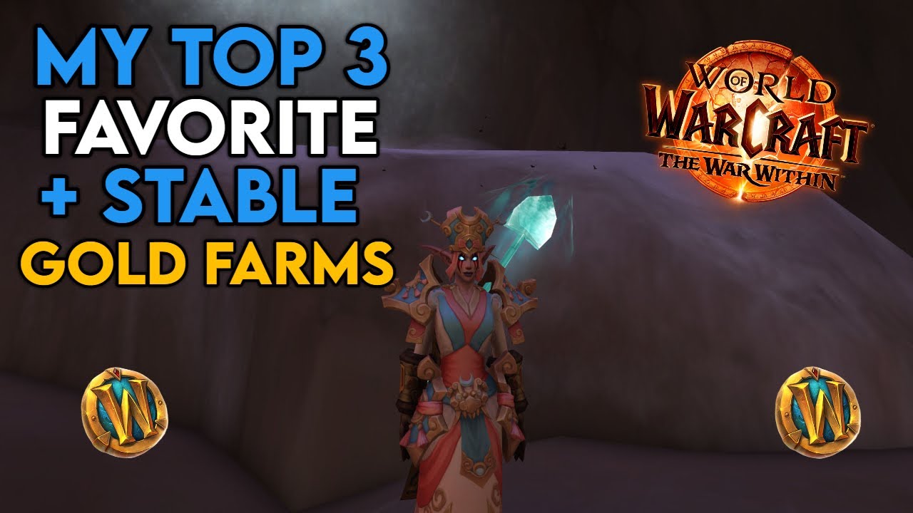 My TOP 3 Favorite STABLE Gold Farms In WoW That I Use To Make GOLD!