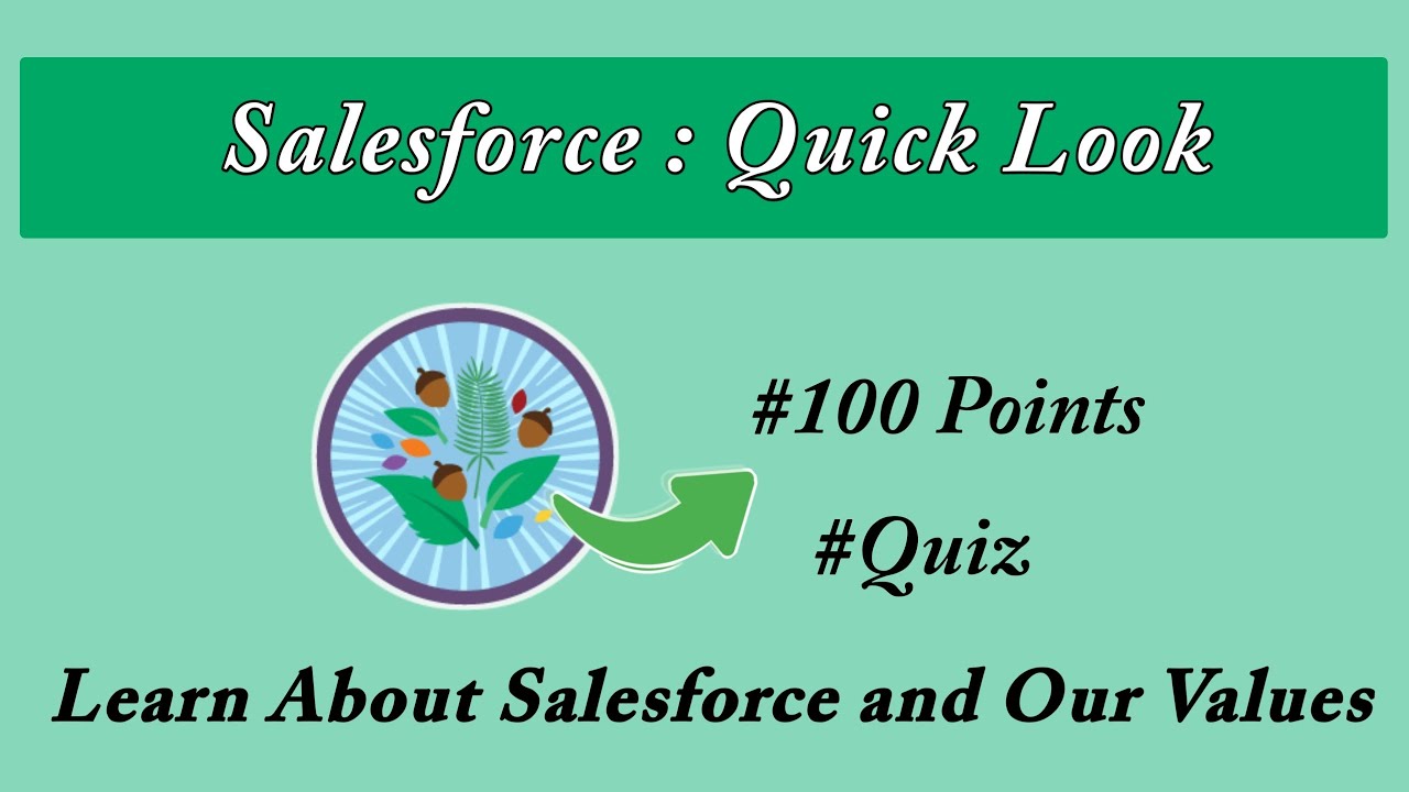 Salesforce Values: Quick Look | Learn How Salesforce Values Drive a Platform for Change | Salesforce