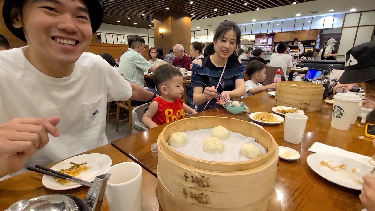 午餐日常｜鼎泰豐好好吃！點了好多口味的小籠包