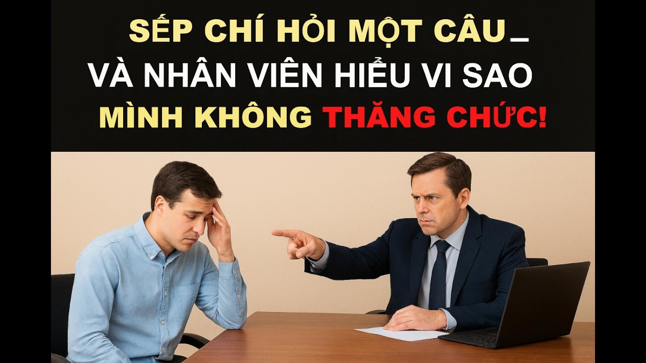 Sếp Chỉ Hỏi Một Câu – Và Nhân Viên Hiểu Vì Sao Mình Không Được Thăng Chức.
