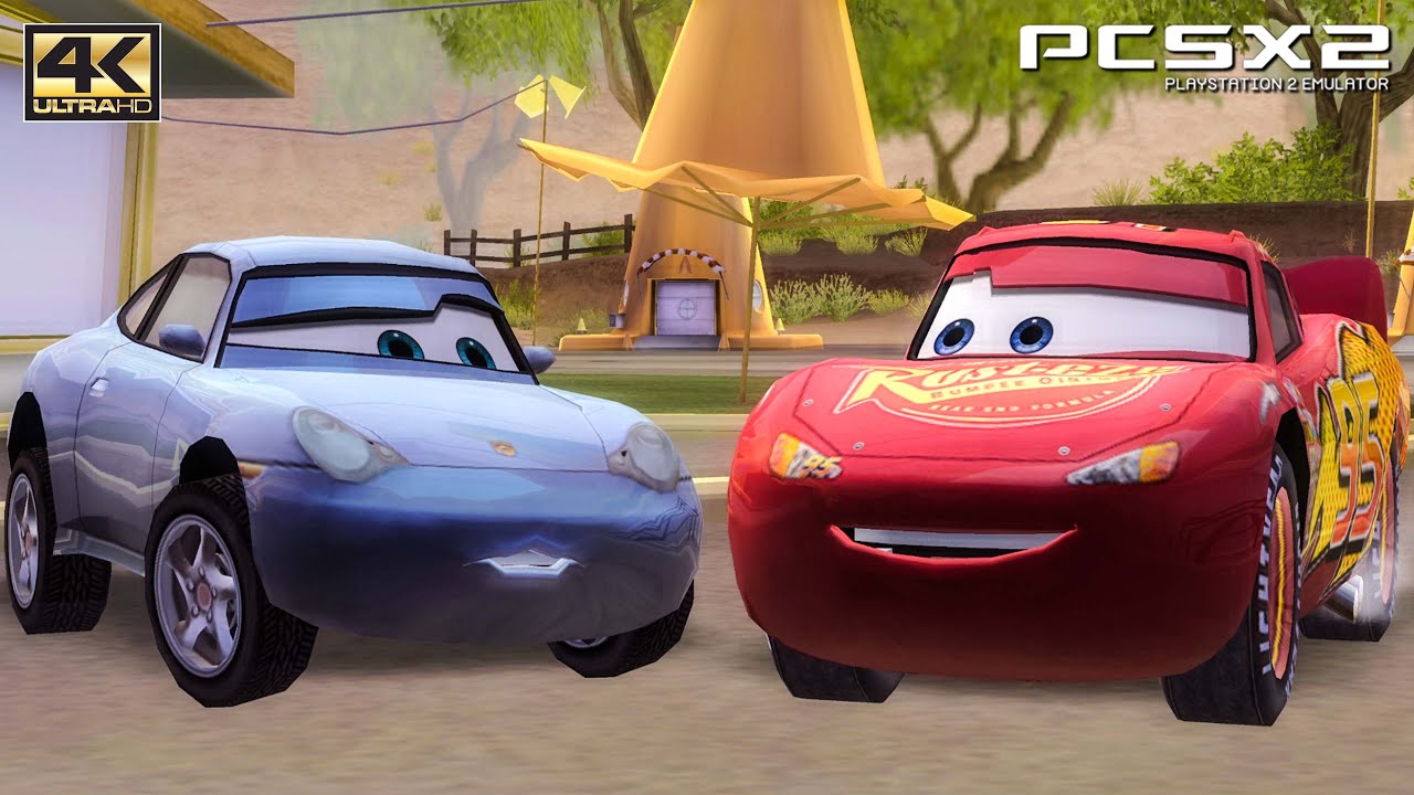 Cars - PS2 Gameplay UHD 4k 2160p / 60 FPS Patched (PCSX2)
