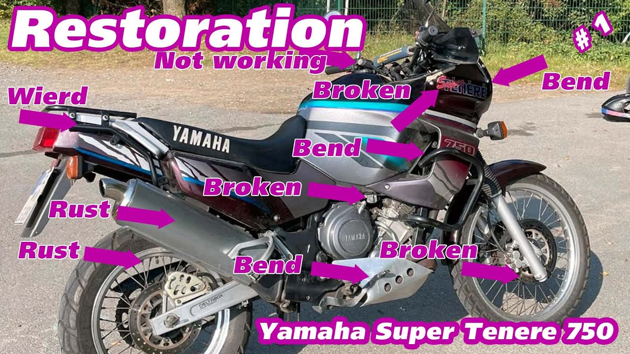 Restoration of a Yamaha Super Tenere 750 - Starting the Process - Part 1