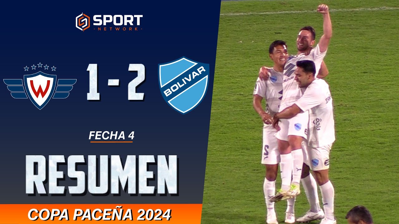 WILSTERMANN 1 BOLÍVAR 2 (Resumen del Partido - Fecha 4 - Copa Paceña 2024)