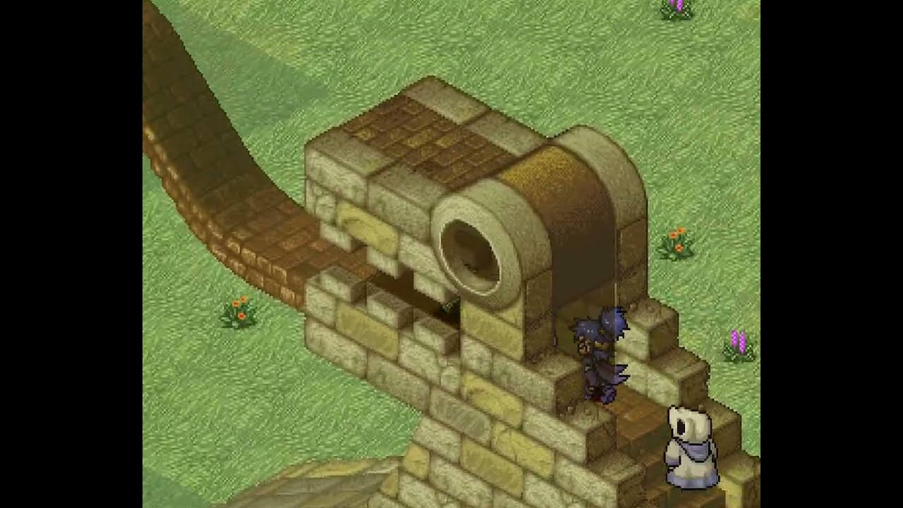 English PoPoRoGue (PS1) P26 Re-exploring the Karakara dessert, pyramid and the scorching cave.