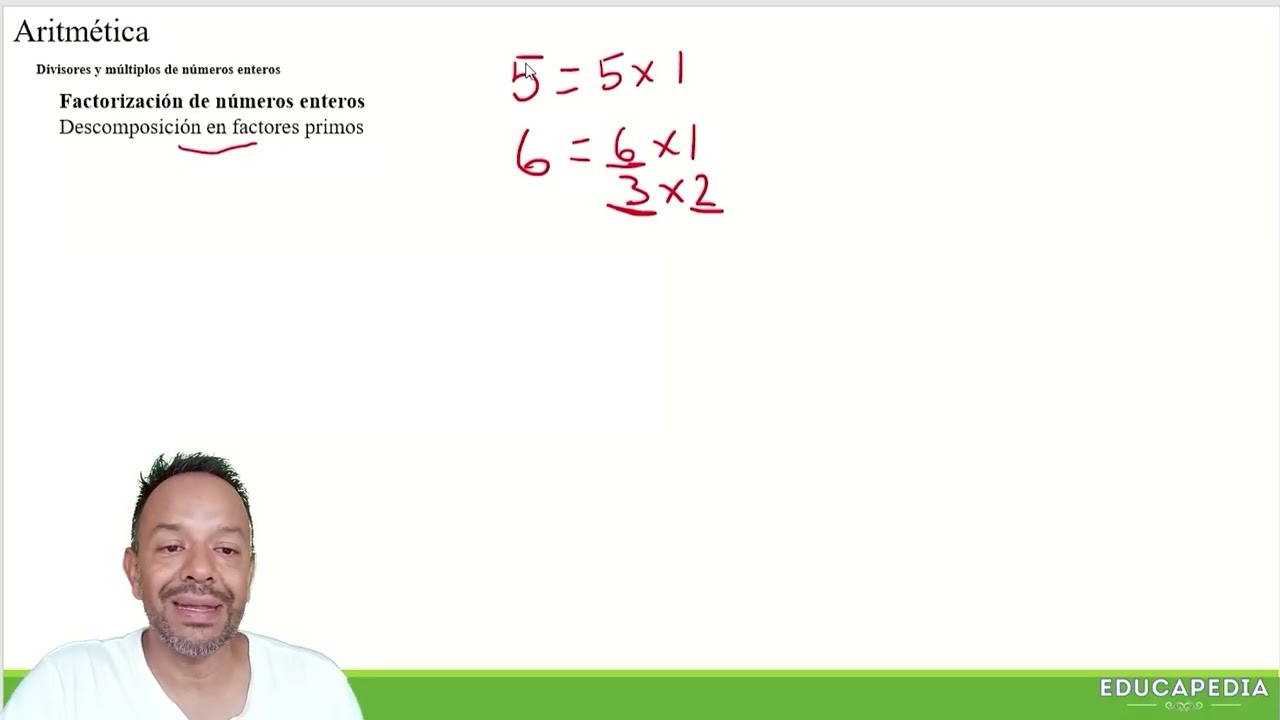 Factorización de números y descomposición en factores primos | Aritmética para Secundaria