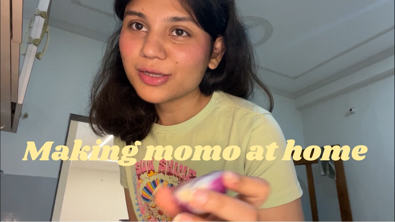 Cooking vlog : making momo 🥟 at home 💕