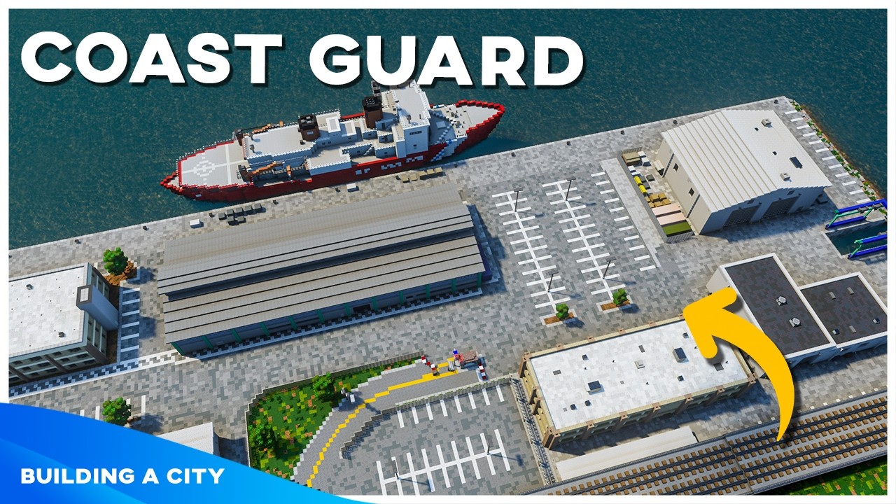 Coast Guard Station - Building A City #163 [Minecraft Timelapse]