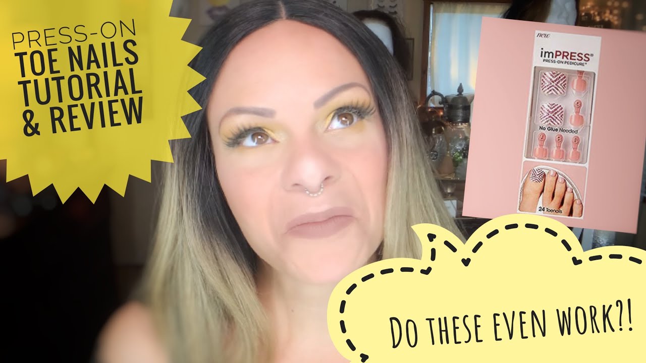 Press-On Toe Nails?!!  KISS imPress Review & Tutorial