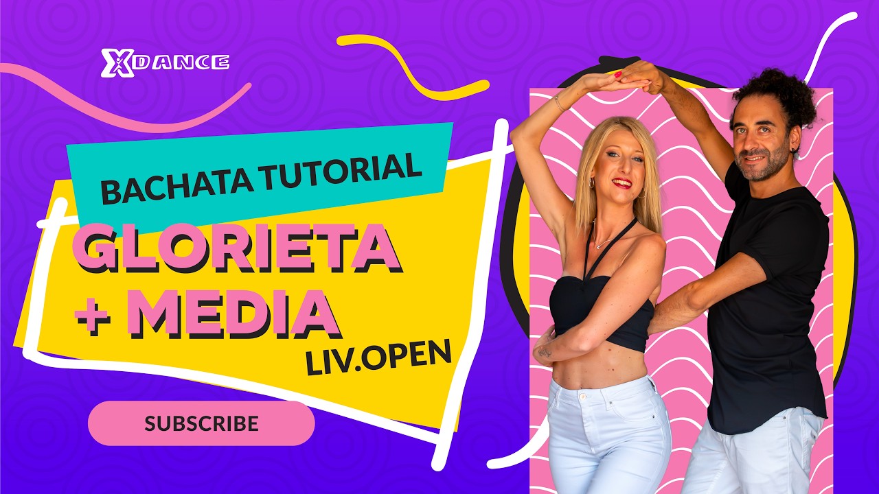 Bachata liv Open | Glorieta + Giro di media (combo facile) Spiegazione + Pratica