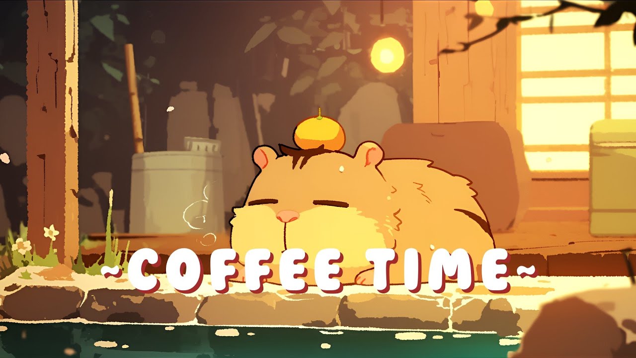 Capybara Lofi Zone | Chill Jazz Beats to Relax/Study 🦫 🎵 🌙