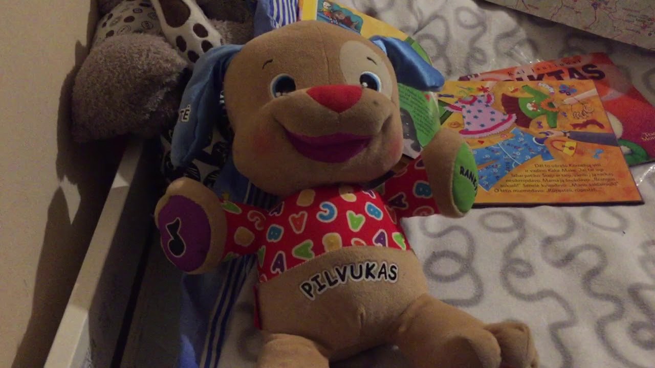 Mokomasis &scaron;uniukas Fisher Price, lietuvių kalba