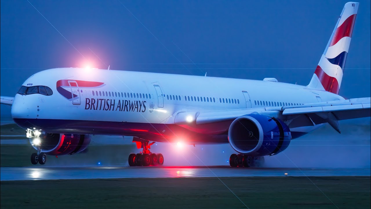 MAJESTIC HIGH-SPEED Evening Arrivals | CINEMA QUALITY Plane Spotting