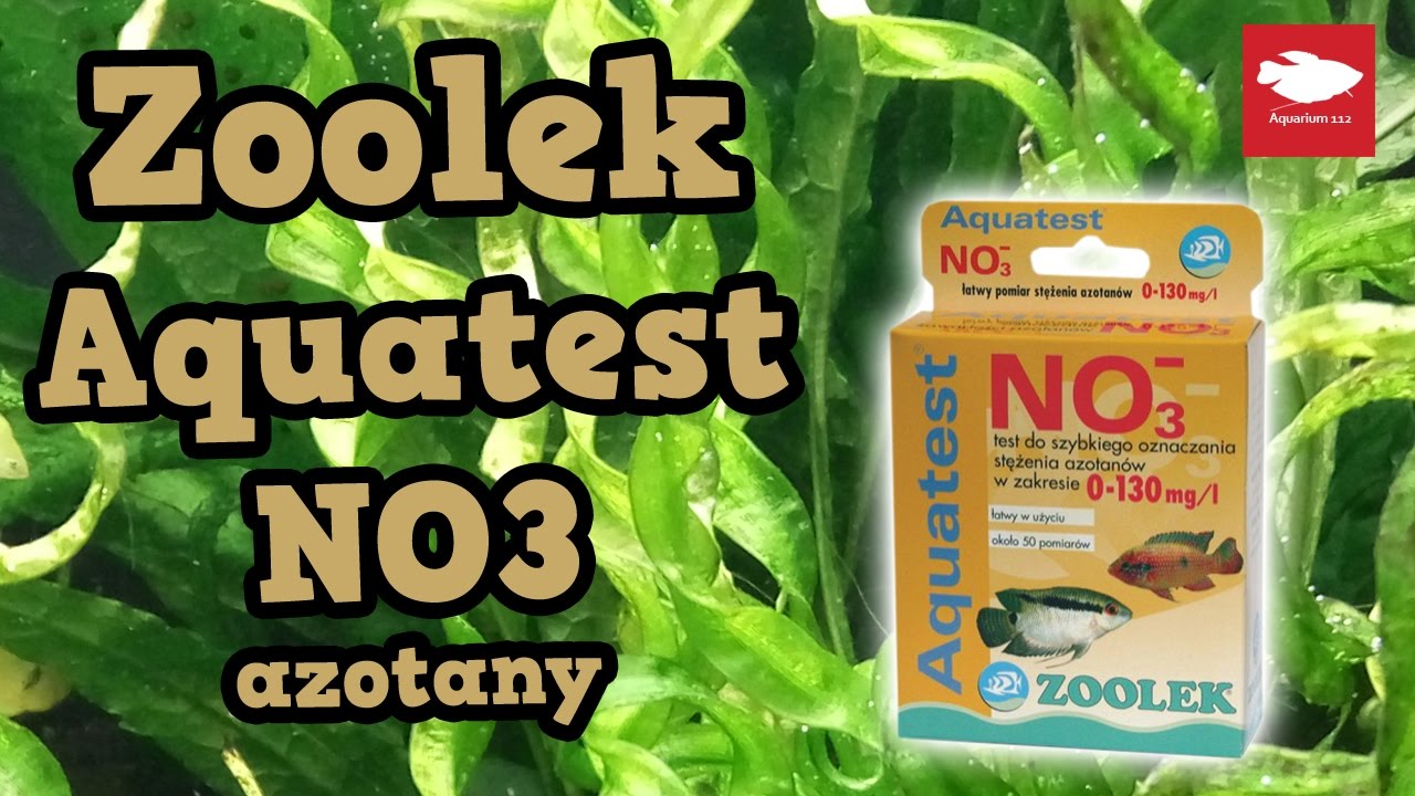 Zoolek Aquatest NO3 azotany - jak wykonać