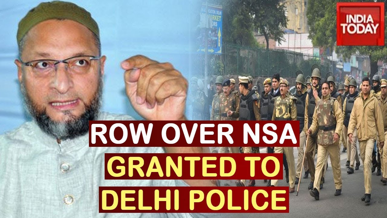 Owaisi Slams Emergency Detention Powers Under NSA Granted To Delhi Police