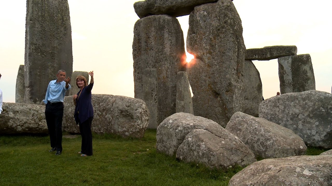 President Obama Visits Stonehenge