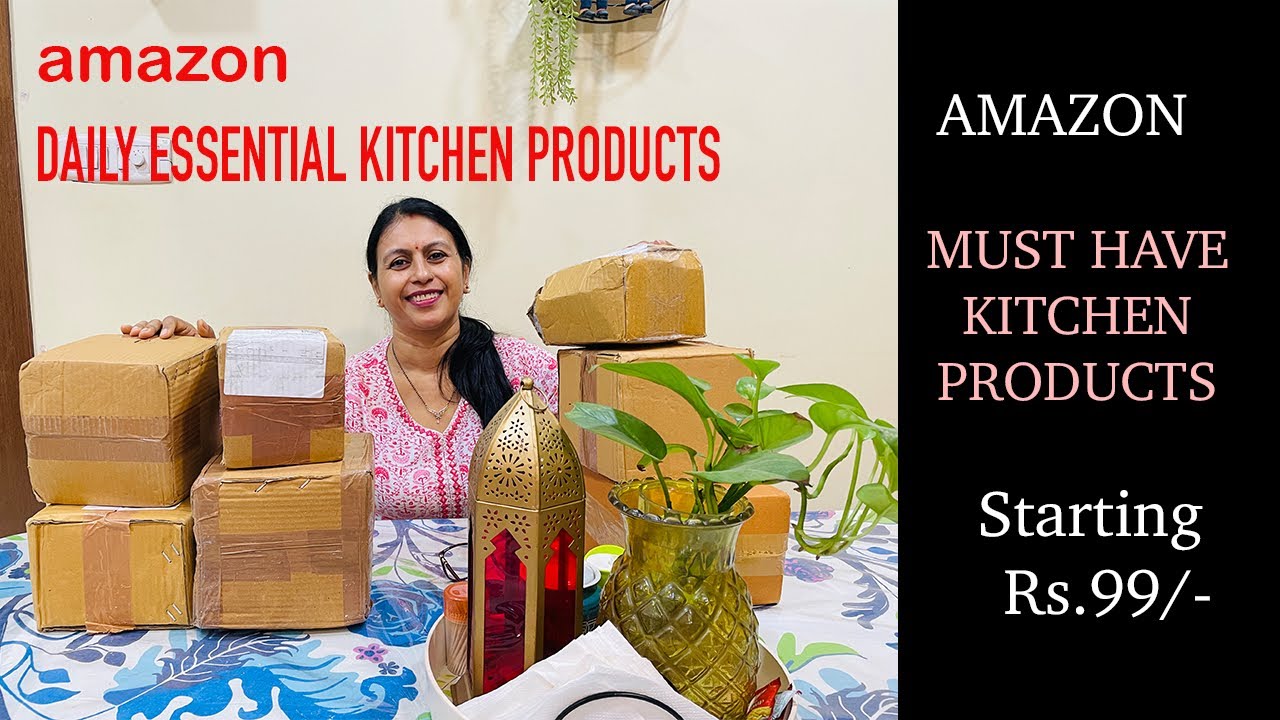 *Amazon* Must Have Daily Essential Kitchen Products// Amazon kitchen Haul All Under Rs.450/- 