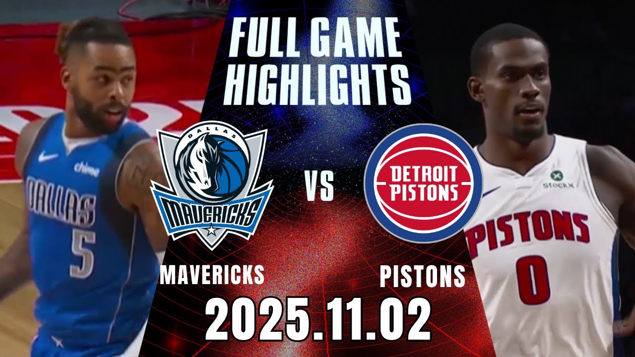 【2025-26 NBA】11/02 #達拉斯獨行俠 vs #底特律活塞 全場賽事精華｜#DallasMavericks vs #DetroitPistons FULL GAME HIGHLIGHTS