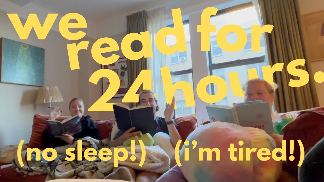 24 hour readathon challenge 🌙 with friends!