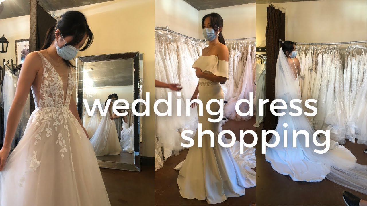 first time wedding dress shopping | VLOG