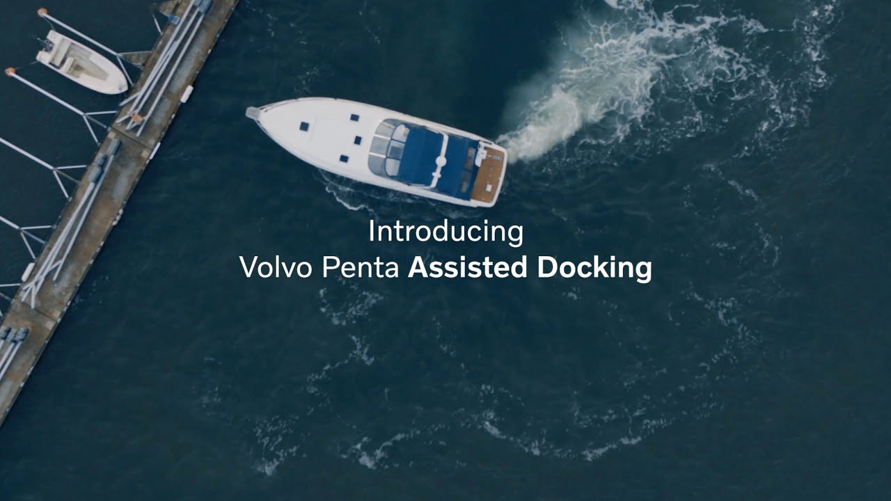 Expert demo of Volvo Penta Assisted Docking system