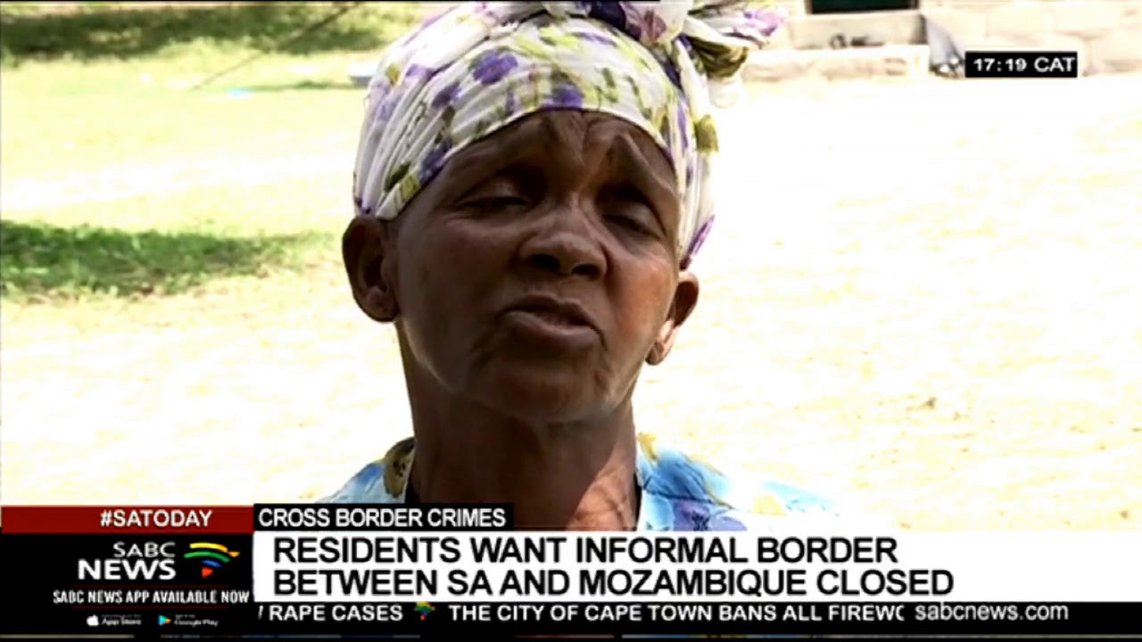 Residents want informal border between SA and Mozambique closed