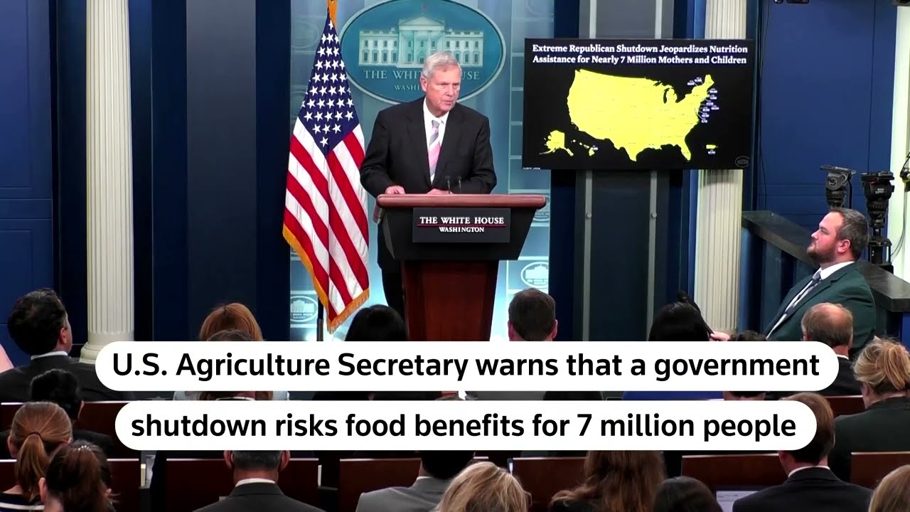 US government shutdown risks food benefits for 7 million people