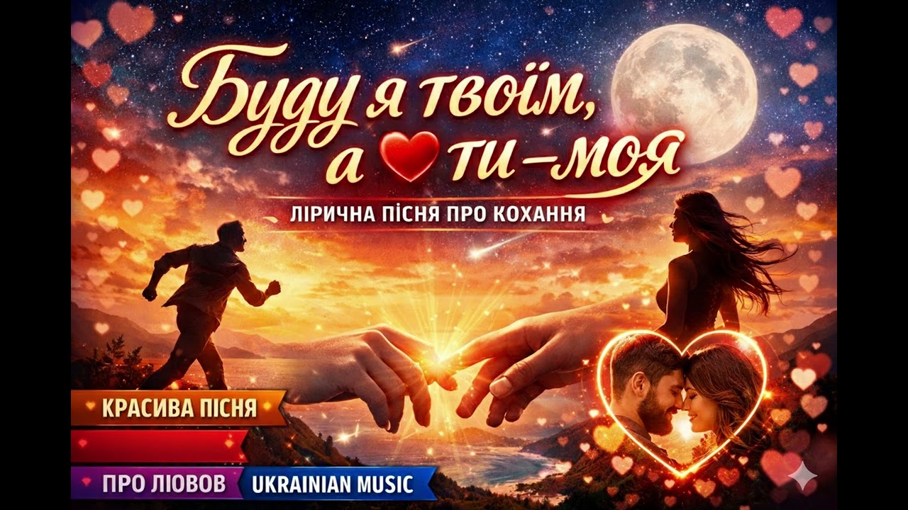 Буду я твоїм, а ти — моя | Красива українська пісня про кохання 💖 Хіт 2026
